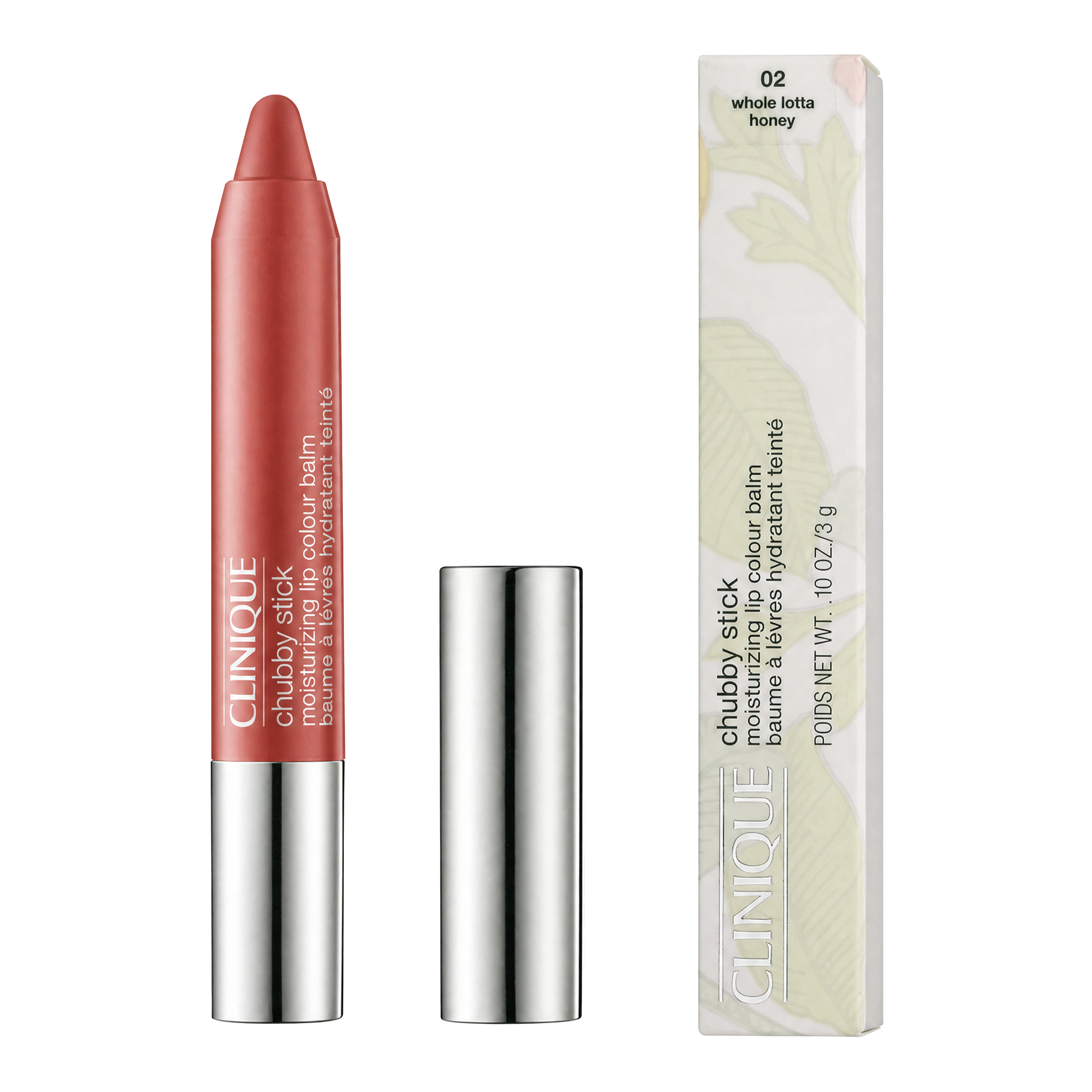 Clinique Chubby Stick Moisturizing Lip Colour Balm 02 Whole Lotta Honey 3g