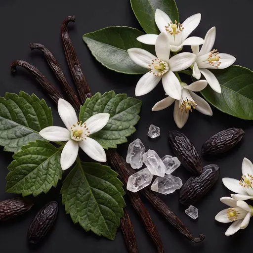 Herznote - Weiße Blüten, Patchouli, Vanille, Tonkabohne, Maltol
